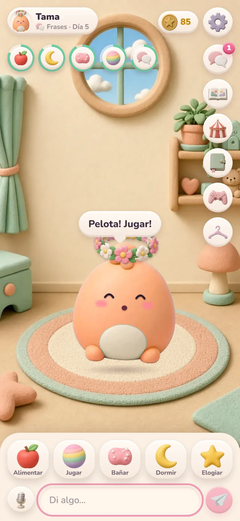 Tu mascota habla con las palabras que le has enseñado